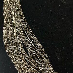 Multi strand figaro necklace